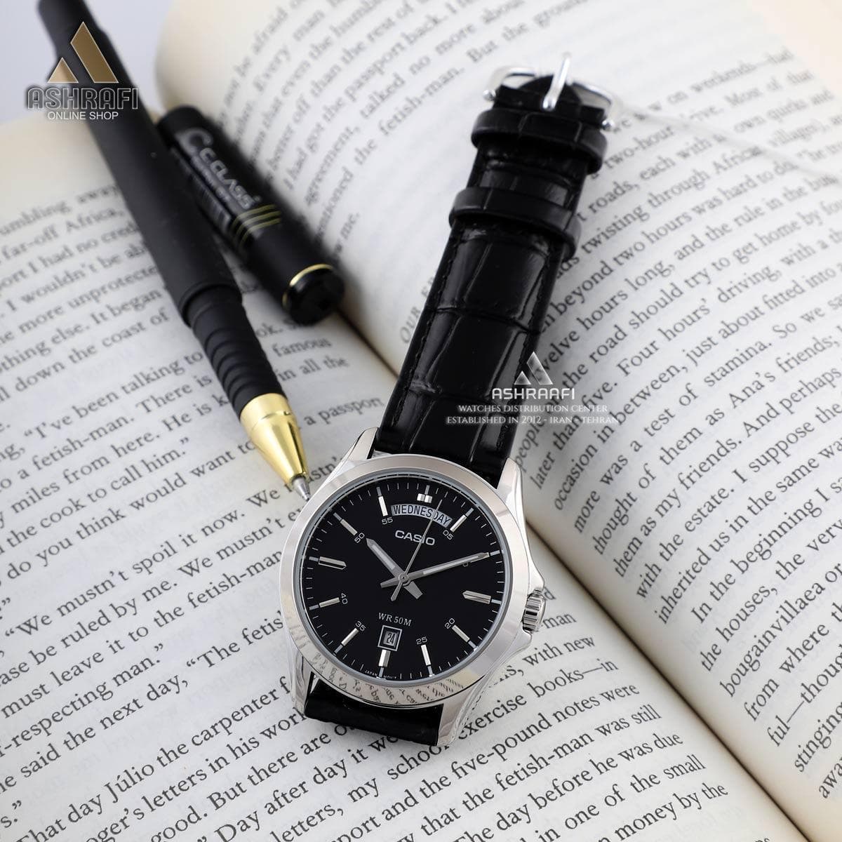 ساعت کاسیو اورجینال بند چرمی Casio MTP-1370L-1A — تصویر ۲