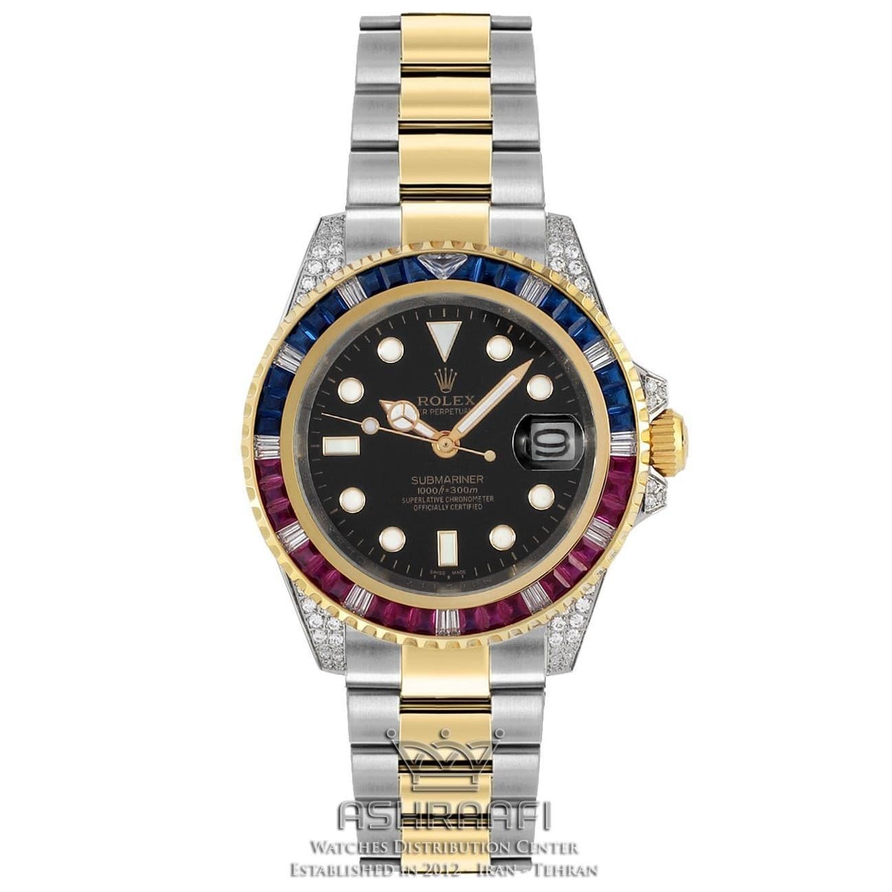ساعت رولکس سابمارینر Rolex Submariner Diamond Pepsi2