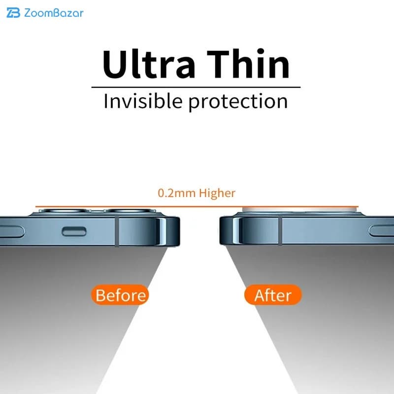 محافظ لنز دوربین اپیکوی مدل S Plus Lens مناسب برای گوشی موبایل اپل iPhone 17 — تصویر ۶