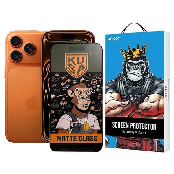 گلس مات اپیکوی مدل Monkey Matt مناسب برای گوشی موبایل اپل iPhone 17 Pro / 17 /16 Pro