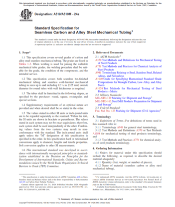 ASTM A519/A519M − 24a- Standard Specification for Seamless Carbon and Alloy Steel Mechanical Tubing- دانلود استاندارد