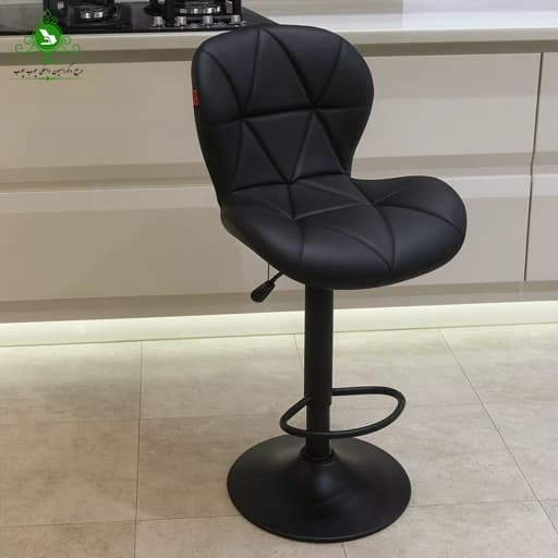 صندلی اپن مدل زین اسبی یک تکه پایه مشکی مبلمان آپادانا apadana مدل 632958