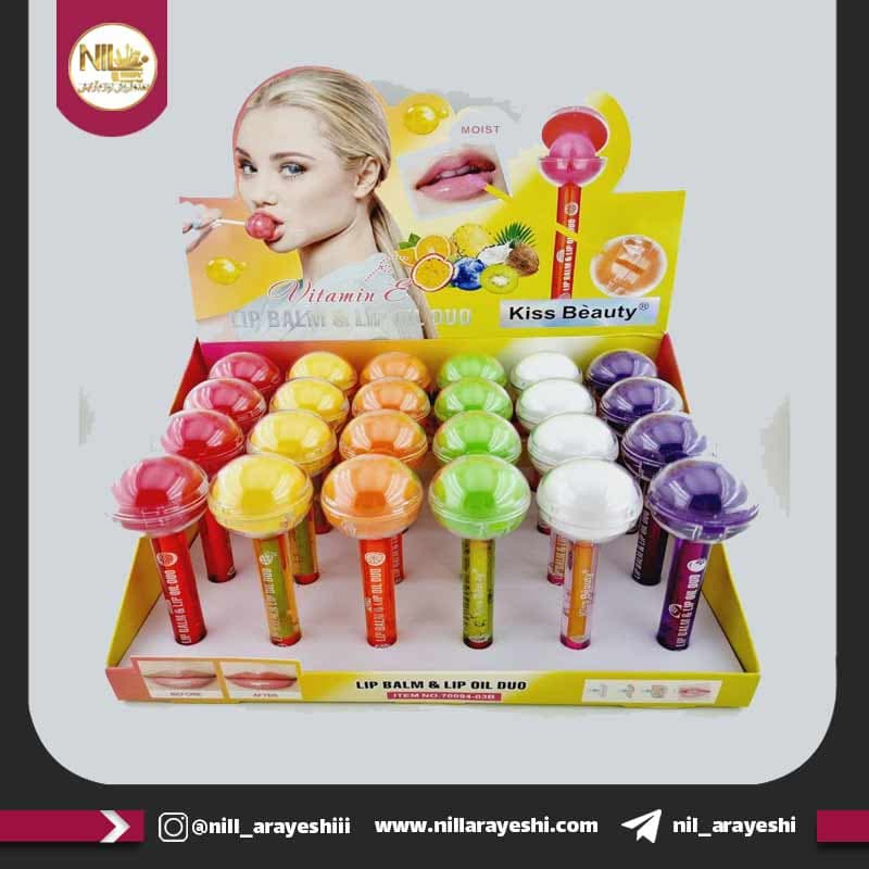بالم لب و برق لب آبنباتی کیس بیوتی کد 70094