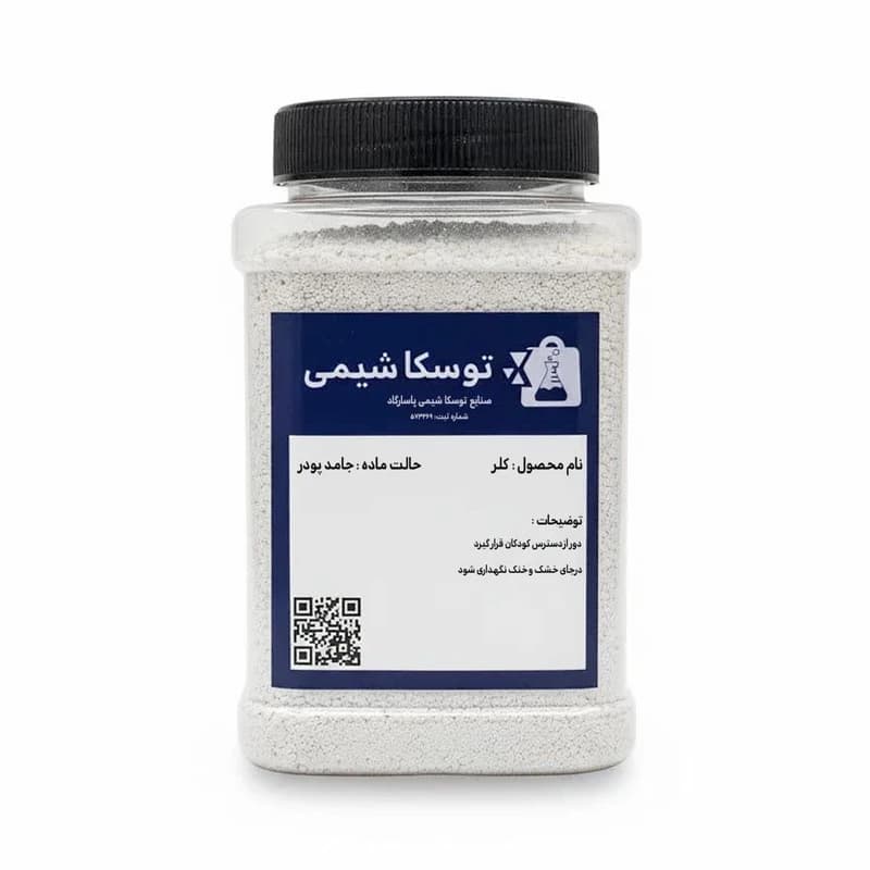 پودر کلر توسکا شیمی مدل گرانول ۷۰٪ وزن یک کیلوگرم