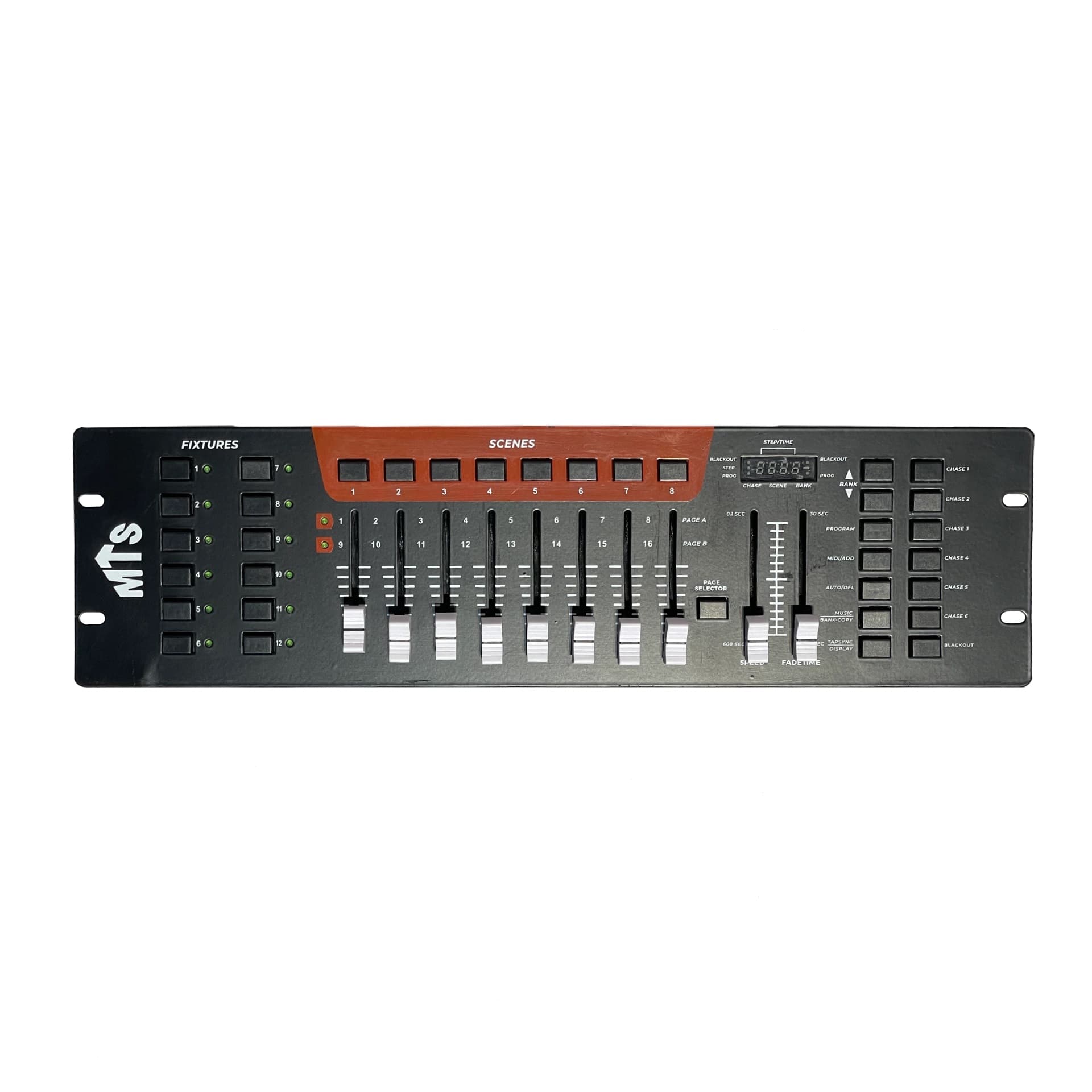 میکسر کنترل نور 16 کانال 8 خط MTS DMX-512&192 Lighting Mixer