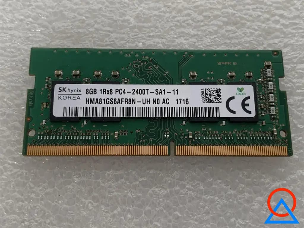 رم لپ‌تاپ DDR4 SK Hynix مدل HMA81GS6AFR8N ظرفیت 8GB فرکانس 2400MHz تک کانال نوع ماژول SO-DIMM ساخت کره — تصویر ۴