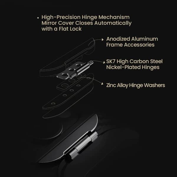 قاب کربنی مگنتی کمرا استند iPhone 16 Pro مارک نیلکین مدل CarboProp Magnetic — تصویر ۷