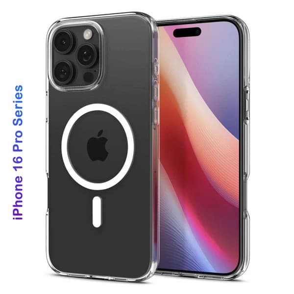 قاب کریستالی شفاف مگ سیف iPhone 16 Pro Max — تصویر ۲