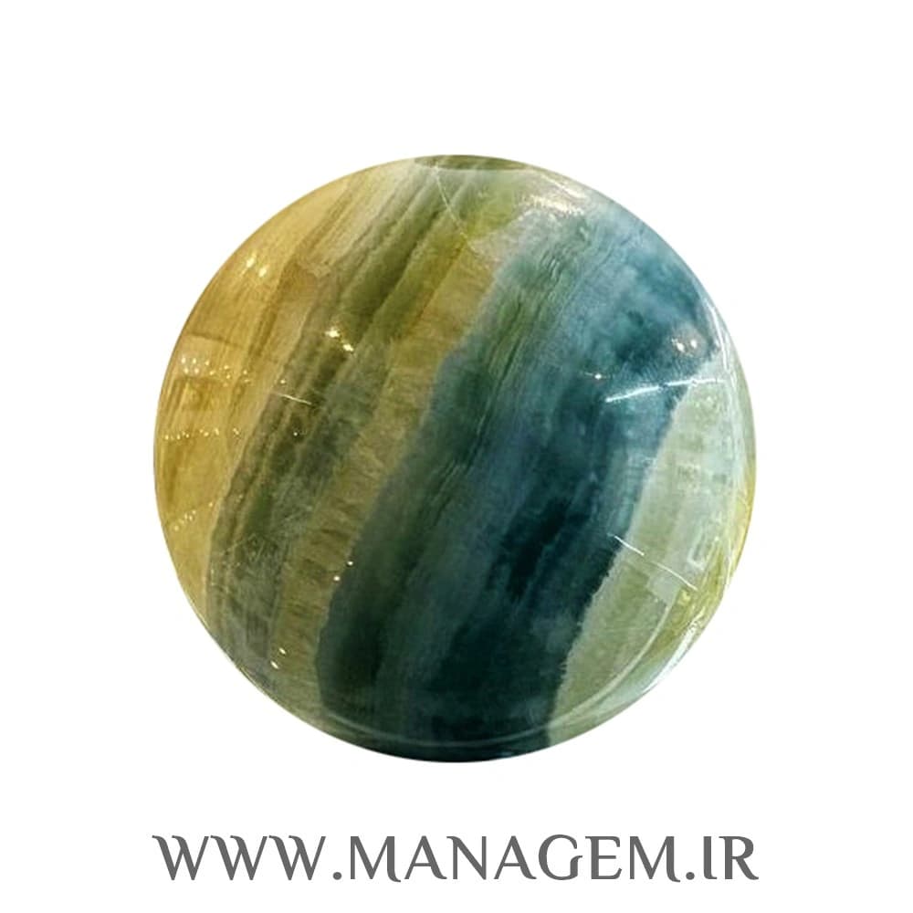 گوی سنگ آراگونیت رنگین کمانی