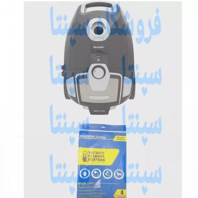 کیسه یکبارمصرف 4عددی جاروبرقی شارپ اورجینال شرکتی