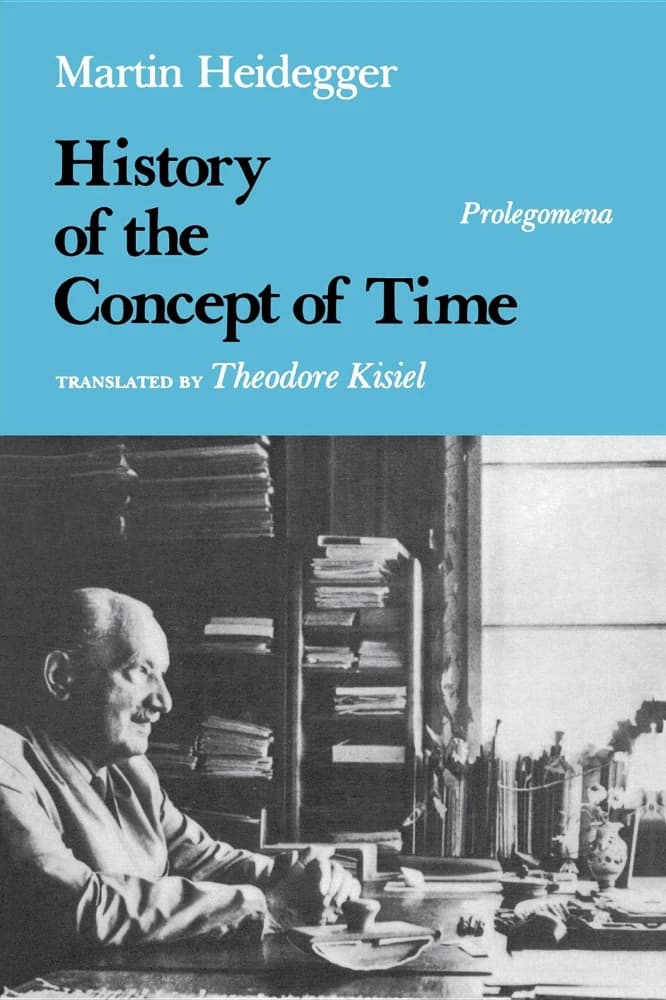 کتاب History of the Concept of Time (تاریخ مفهوم زمان) اثر Martin Heidegger نسخه انگلیسی PDF