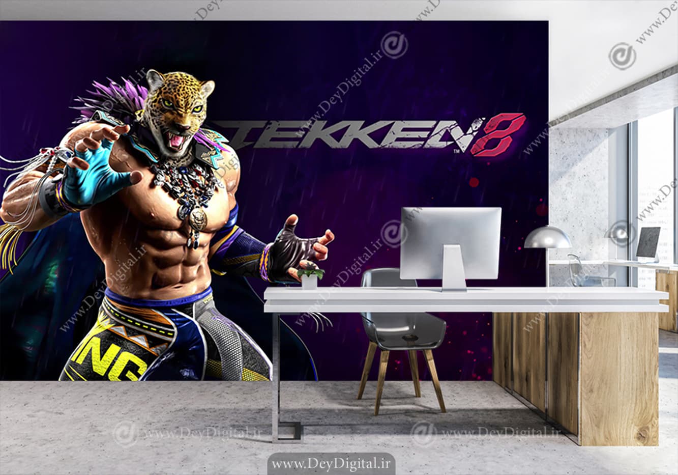 پوستر دیواری بازی تیکن 8 برای گیم نت WA-1127
