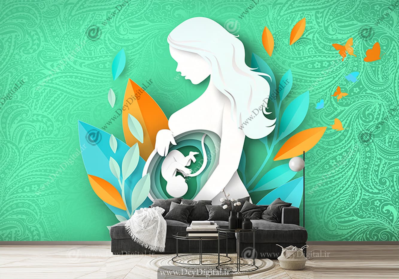 پوستر دیواری مفهومی برای مطب مامایی WA-1382