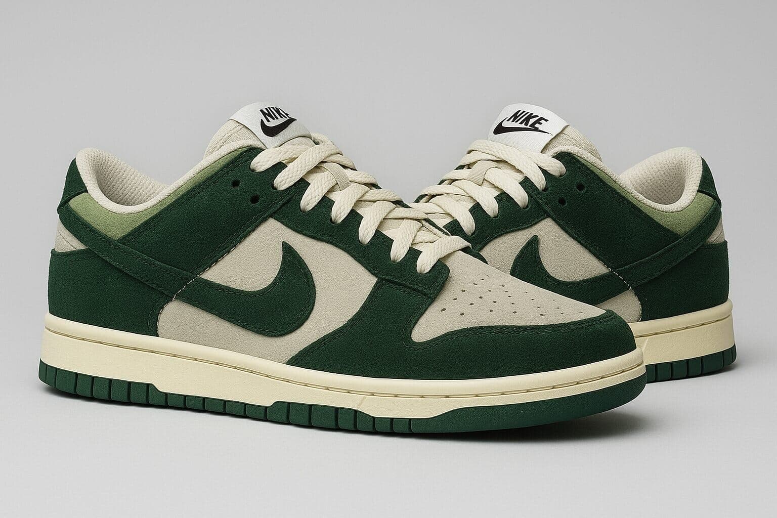 کتونی نایک مستر مدل Nike Dunk Low Retro “Vintage Green