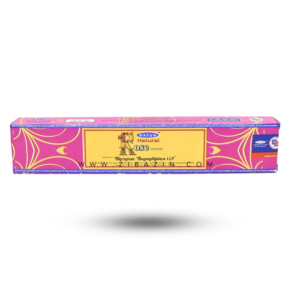 عود دست ساز رز طبیعی (Natural Rose) برند ساتیا : ۲۰ گرم