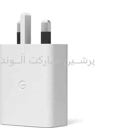 شارژر 30 وات ایفون iPhone 17 Pro از برند گوگل (اورجینال و سرکارتنی) + سوزن سیمکارت طرح مستطیل — تصویر ۶