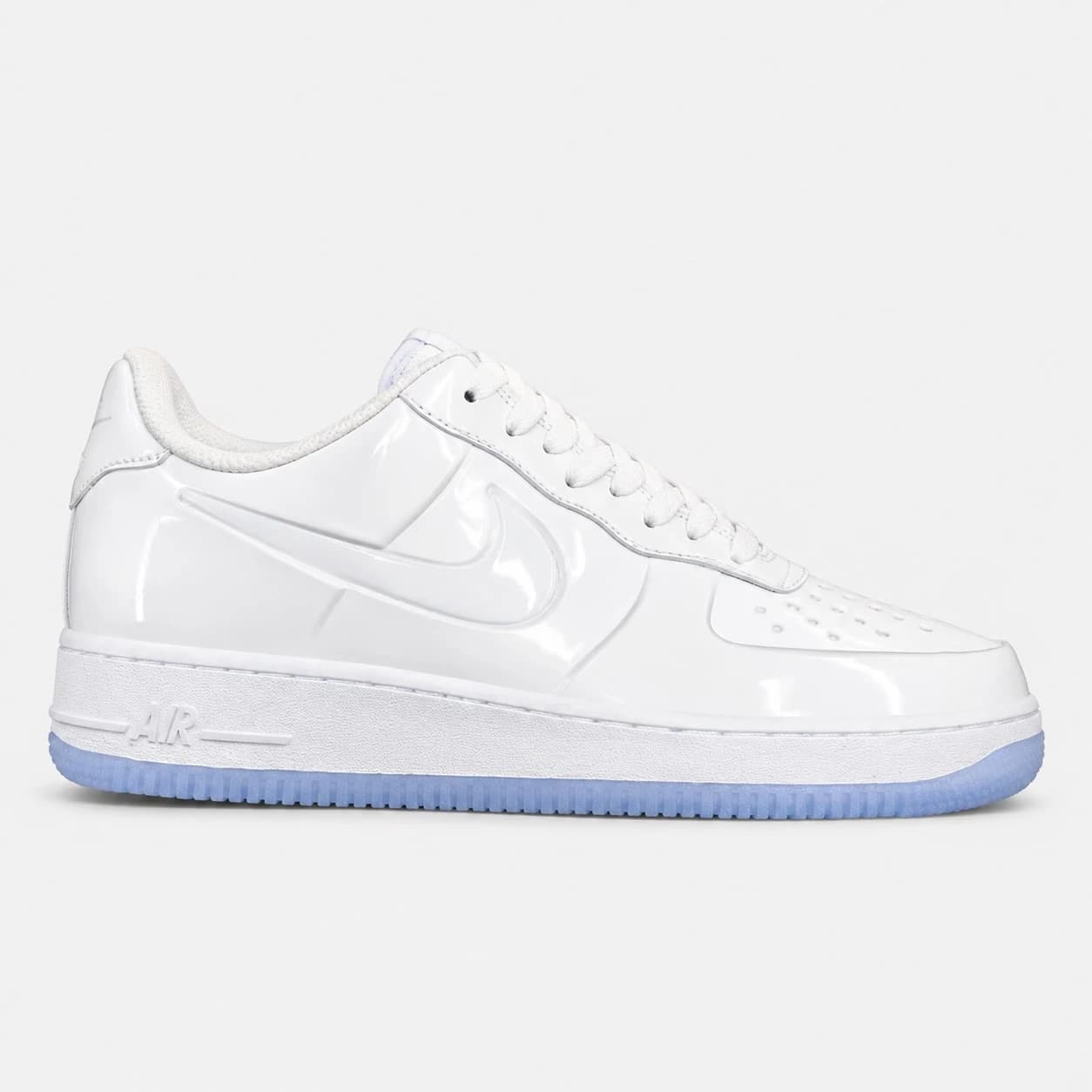 کتونی نایک ایر فورس 1 فوم‌پوزیت تریپل سفید Nike Air Force 1 Foamposite Triple White