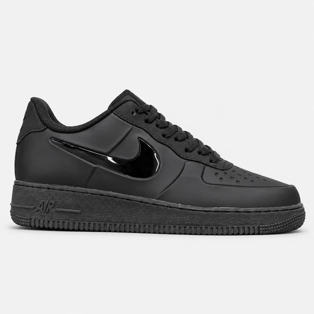 کتونی نایک ایر فورس 1 فوم‌پوزیت تریپل مشکی Nike Air Force 1 Foamposite Triple Black