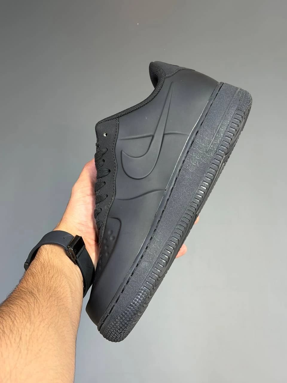 کتونی نایک ایر فورس 1 فومپوزیت تریپل مشکی Nike Air Force 1 Foamposite Triple Black — تصویر ۴