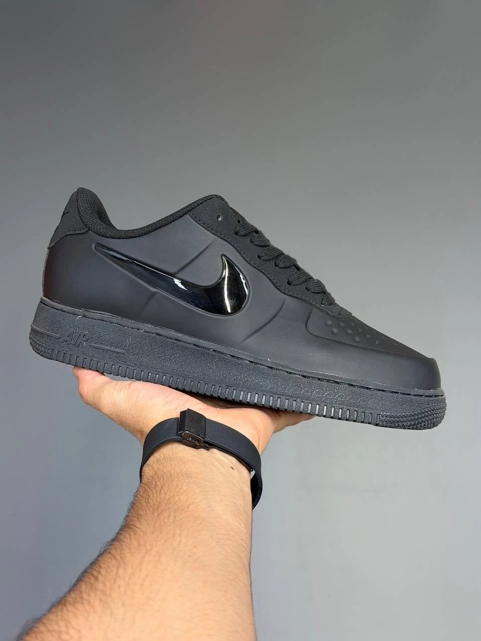 کتونی نایک ایر فورس 1 فومپوزیت تریپل مشکی Nike Air Force 1 Foamposite Triple Black — تصویر ۲