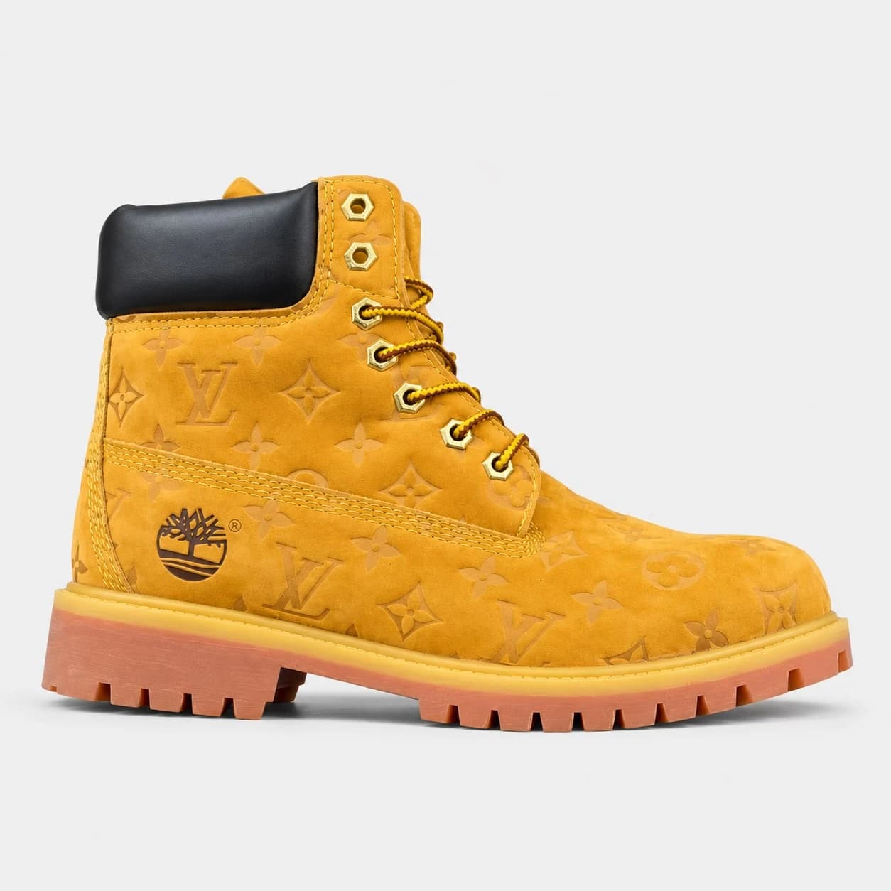 بوت تیمبرلند لویی ویتون عسلی Timberland x Louis Vuitton Honey