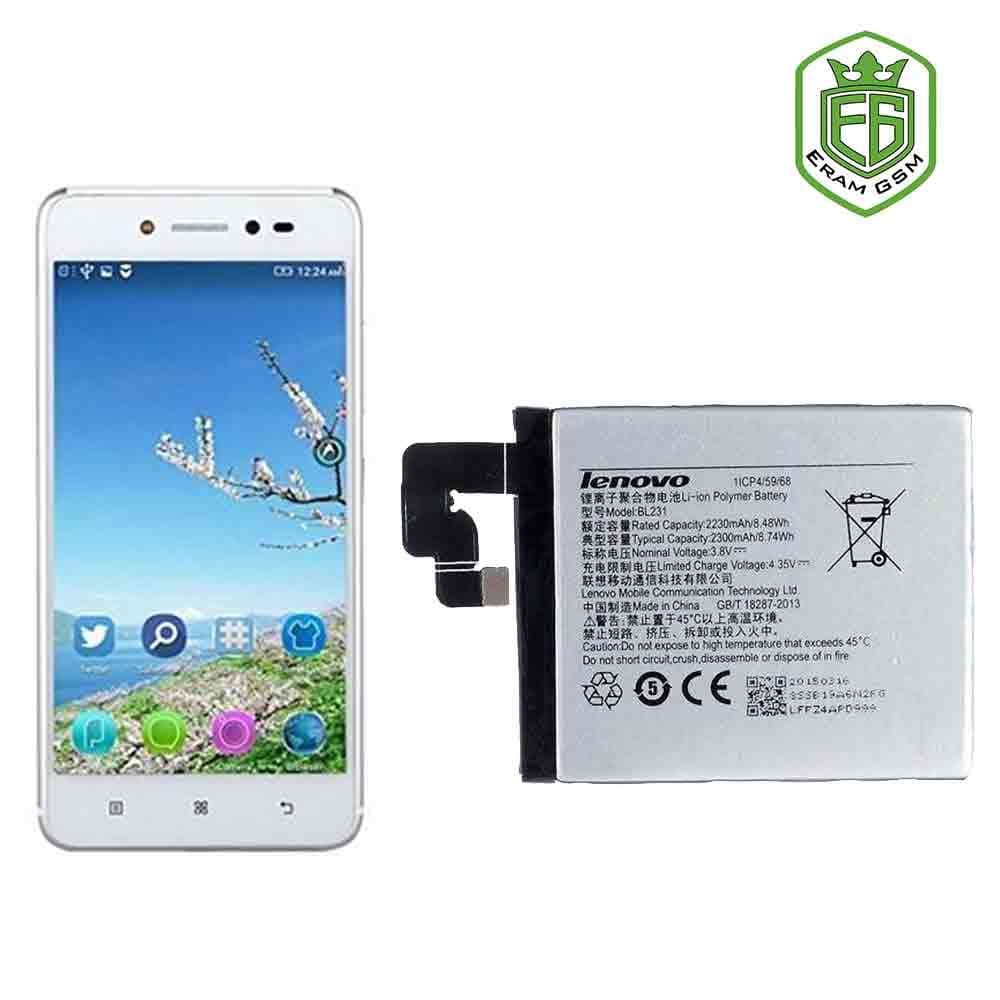 باتری اصلی لنوو BL231 مناسب گوشی Lenovo S90 — تصویر ۲