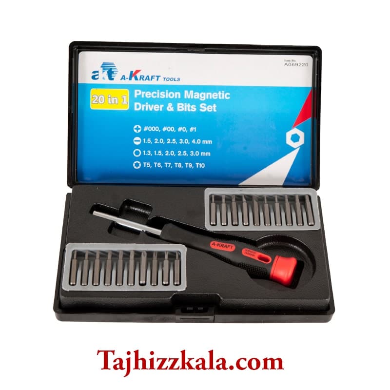 مجموعه پیچ گوشتی الکترونیکی ای کرافت مدل A069220