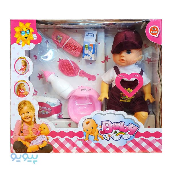 عروسک پسر بچه مدل Baby کد 1021