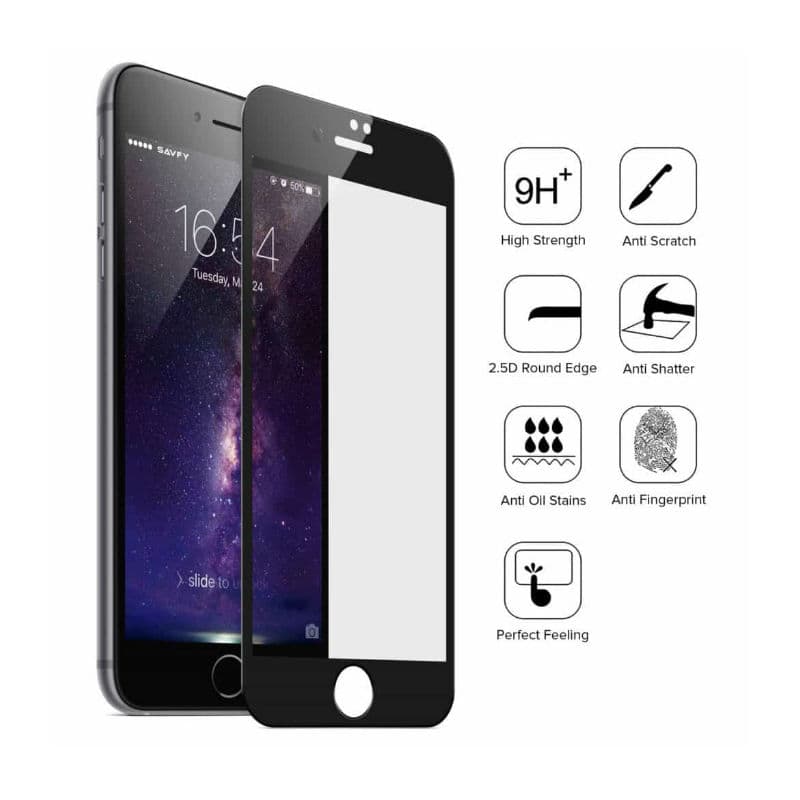 محافظ صفحه نمایش شیشه ای 5D آیفون Apple iPhone X — تصویر ۵