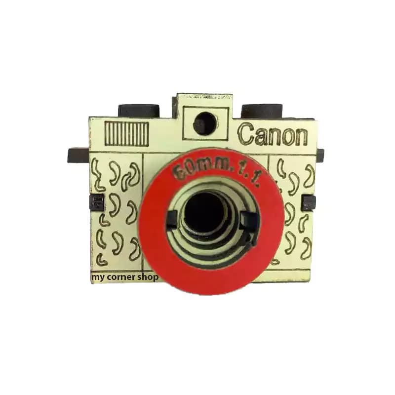 دکوری دوربین canon، چوبی، لیزری، استثنایی، کد 038