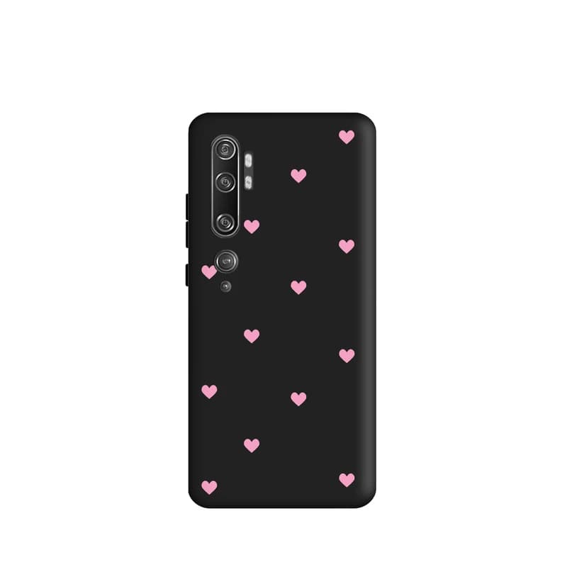 قاب گوشی شیائومی Mi نوت 10 پرو (کاور طرح قلب صورتی کد y7862)