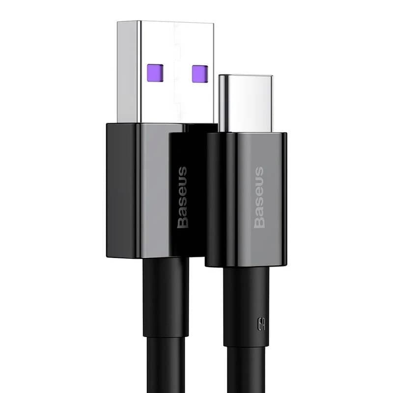 کابل تبدیل USB به USB-C باسئوس مدل 6 66W طول 2 متر