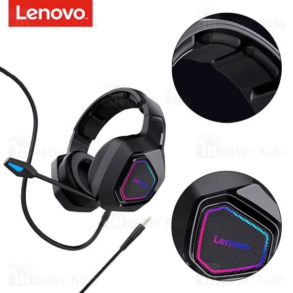 هدفون مخصوص بازی لنوو مدل MAN WIRED EARPHONE AG50 POP UP — تصویر ۲
