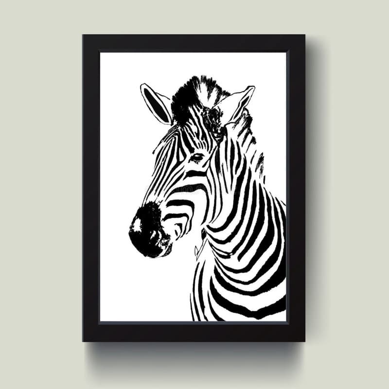 تابلو مدل مینیمال ZEBRA کد S2508-b