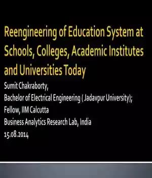 دانلود کتاب Reengineering of Education System