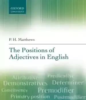 دانلود کتاب The Positions of Adjectives in English