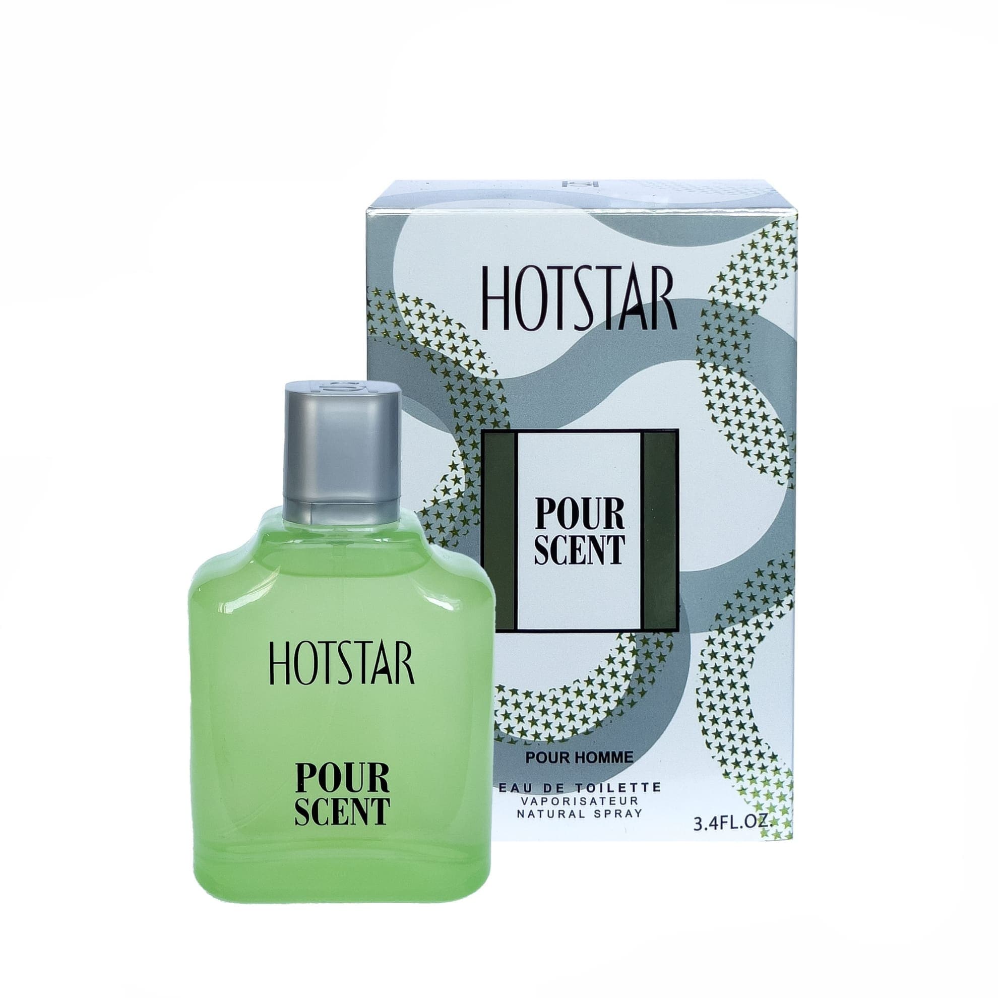 ادو تویلت مردانه پورسنت هات استار Pour Scent men حجم 100 میل – Hotstar