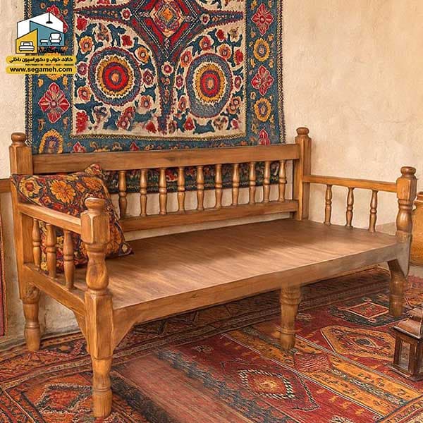 تخت سنتی سه نفره مدل CSP01