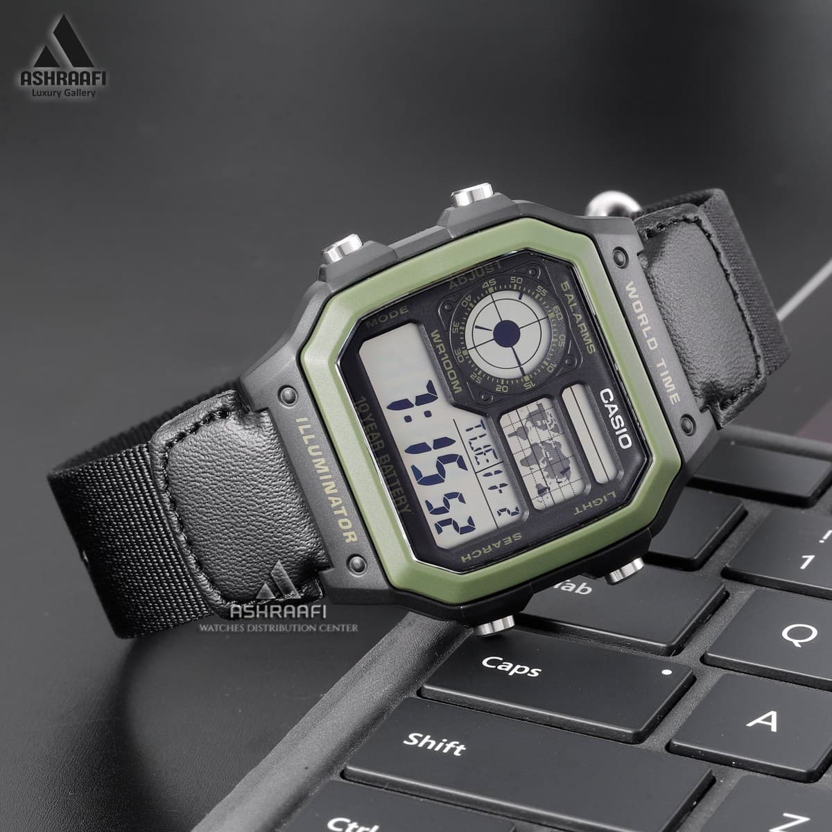 ساعت کاسیو مردانه دیجیتالی Casio AE-1200WHB-1BV — تصویر ۳