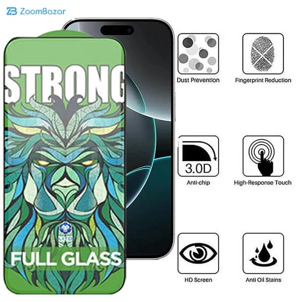 گلس اپیکوی مدل Lion Strong مناسب برای گوشی موبایل اپل iPhone 16 Pro Max — تصویر ۴