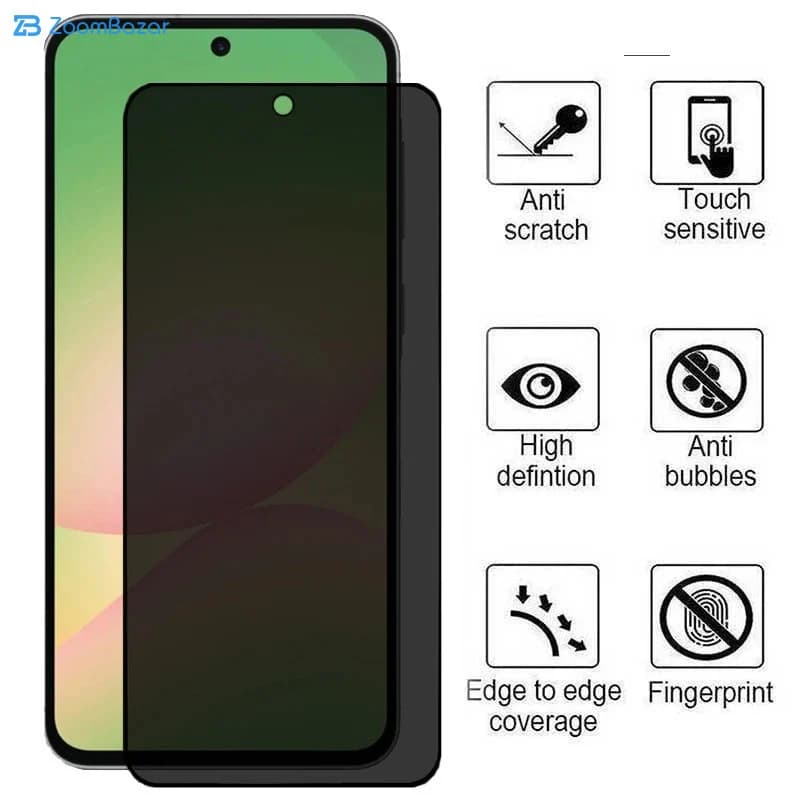 گلس پرایوسی اپیکوی مدل Privacy مناسب برای گوشی موبایل شیائومی Poco F7 / M7 Pro 5G /Redmi K80 Ultra — تصویر ۳