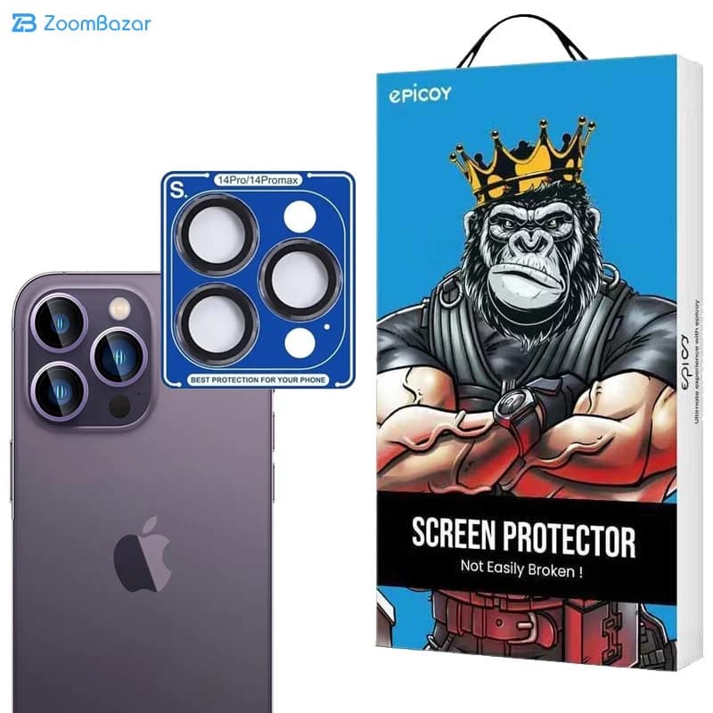 محافظ لنز دوربین اپیکوی مدل S Plus Lens مناسب برای گوشی موبایل اپل iPhone 14 Pro/14 Pro Max — تصویر ۲