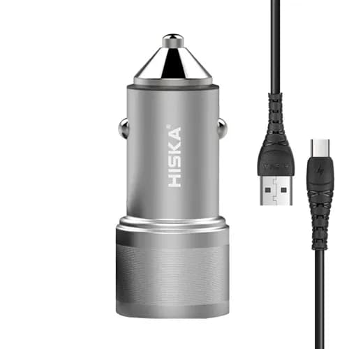شارژر فندکی هیسکا | توان خروجی 30 وات | Hiska CC-309Q