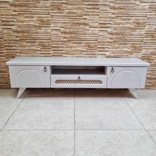 میز تلویزیون شبستان مدل 405 رنگ سفید طول 160 کامنا مدل 13153003
