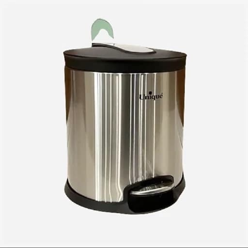 سطل زباله 14 لیتری استیل درب دار یونیک UN-4450 کامنا مدل 13144689