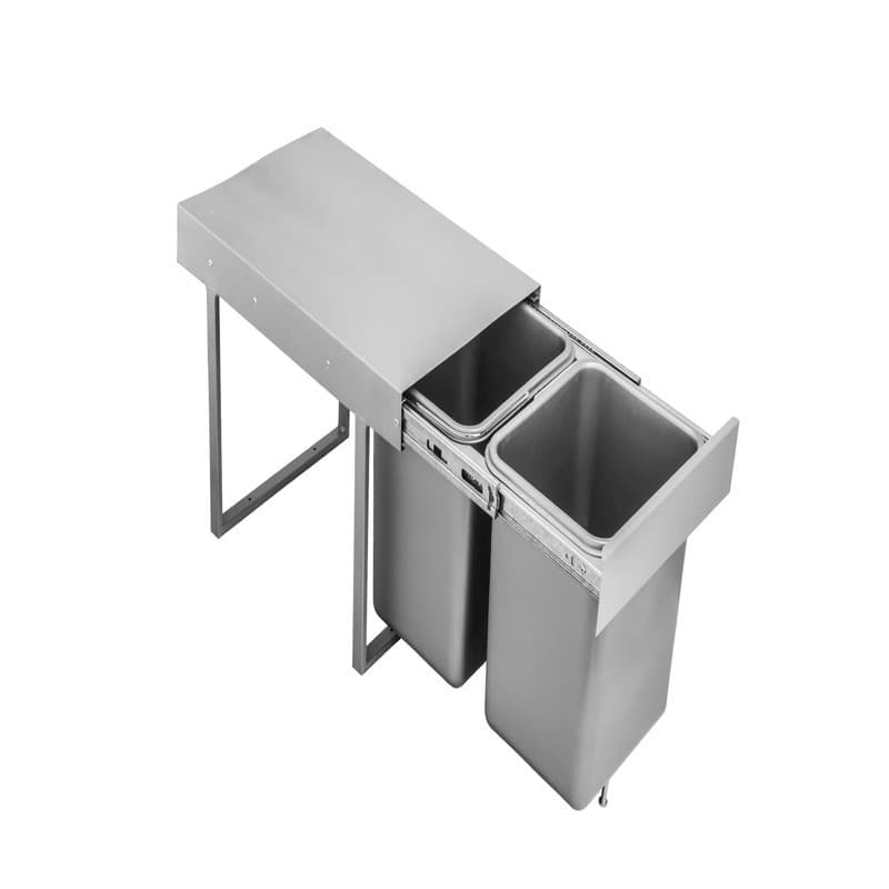 – سطل زباله کابینتی مدل ریلی استیل ایکس K24 – کامنا مدل 13144677