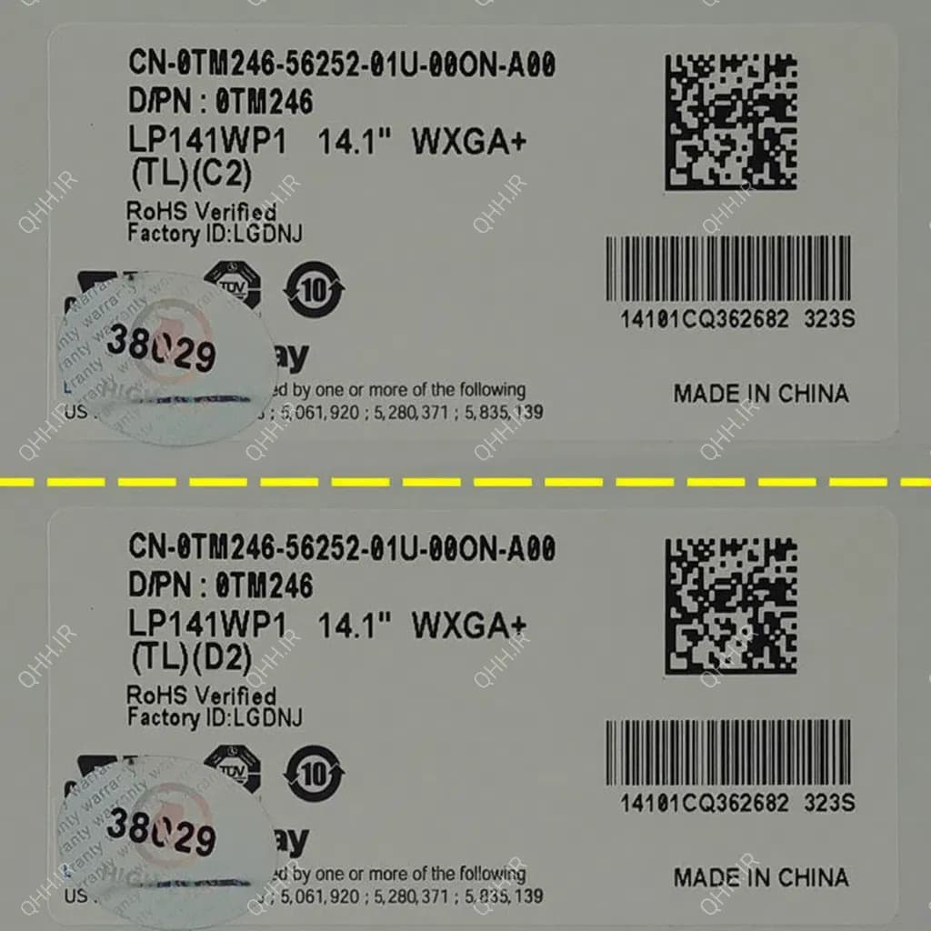 ال سی دی لپ تاپ ال جی 14.1 LP141WP1-TLD2_LP141WP1-TLC2 ضخیم 30 پین WXGA Plus — تصویر ۴