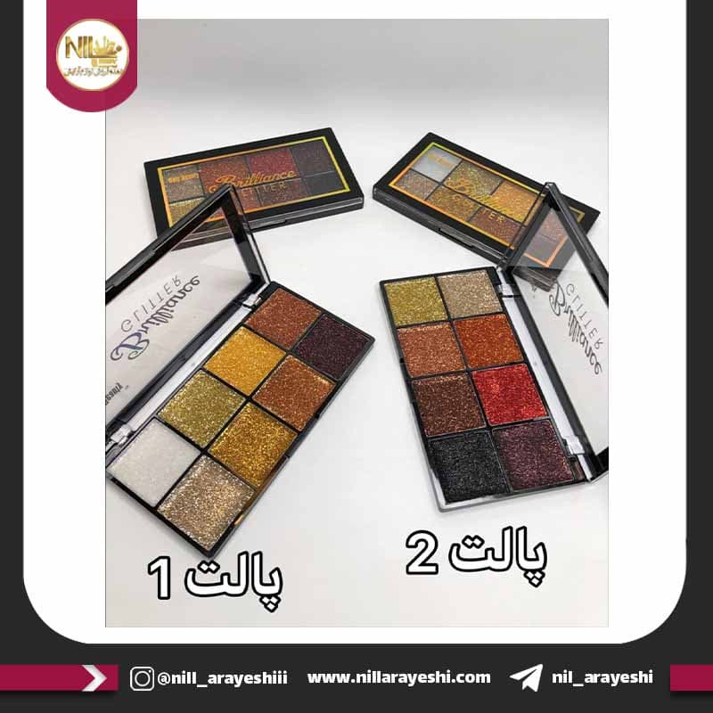 سایه گلیتری هشت رنگ انلی بیوتی کد 1048