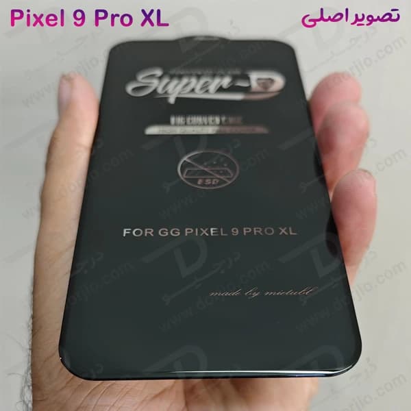 گلس شیشه ای Super-D شفاف Google Pixel 9 Pro XL مارک Mietubl — تصویر ۳