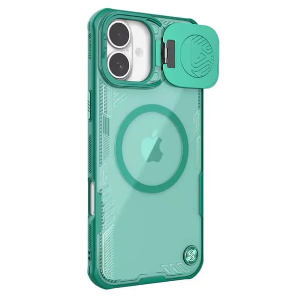 قاب کریستالی مگنتی کمرا استند iPhone 16 مارک نیلکین مدل Iceblade Prop Magnetic — تصویر ۴